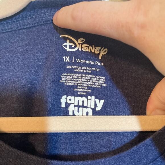 Disney Minnie Mouse Happy Place Disneyland trip vacation casual t-shirt size 1X - Picture 3 of 3